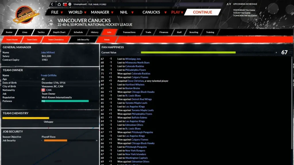 FRANCHISE HOCKEY MANAGER 6