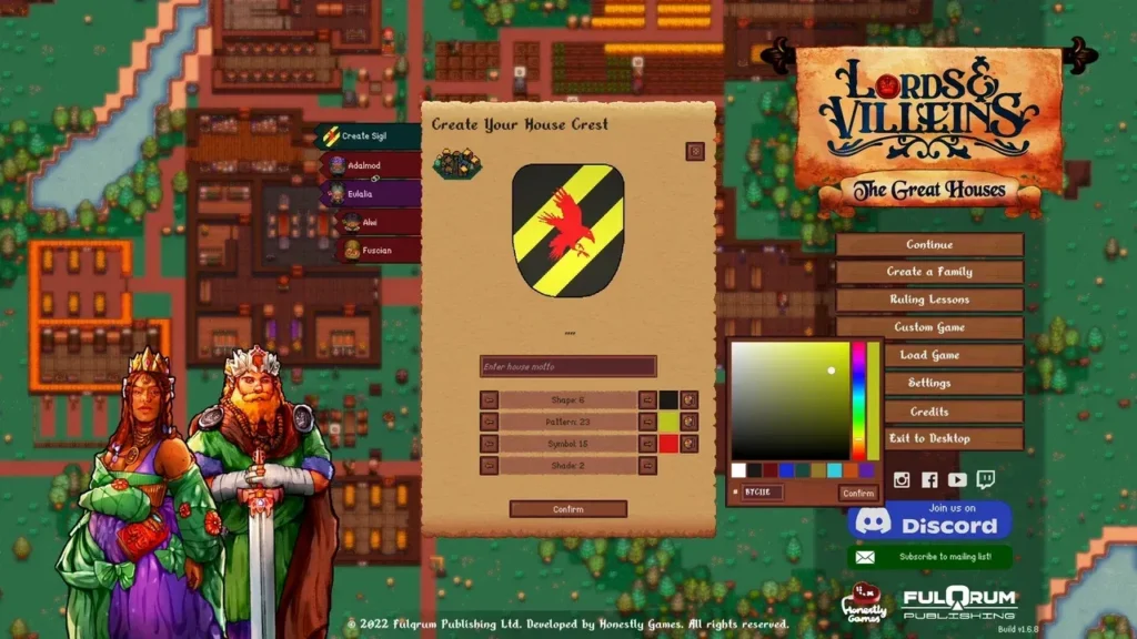 Lords and Villeins: The Great Houses Edition