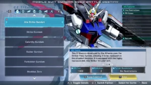 MOBILE SUIT GUNDAM SEED BATTLE DESTINY REMASTERED