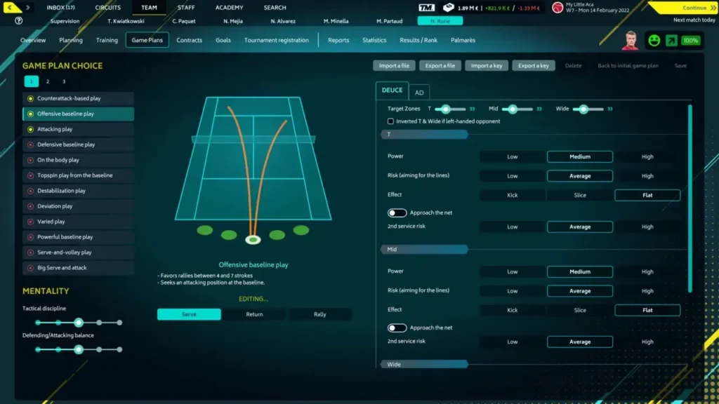 Tennis Manager 2022