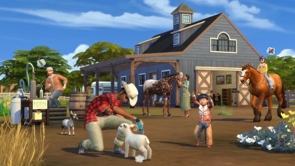The Sims 4 Horse Ranch Expansion Pack ( Koňský ranč )