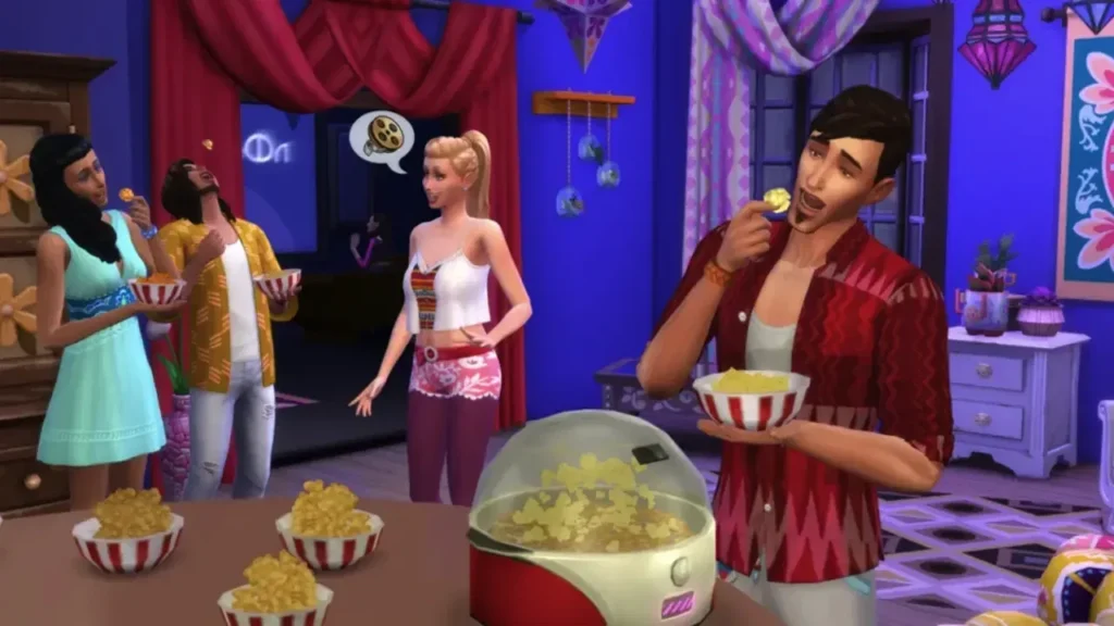 The Sims 4: Movie Hangout Stuff