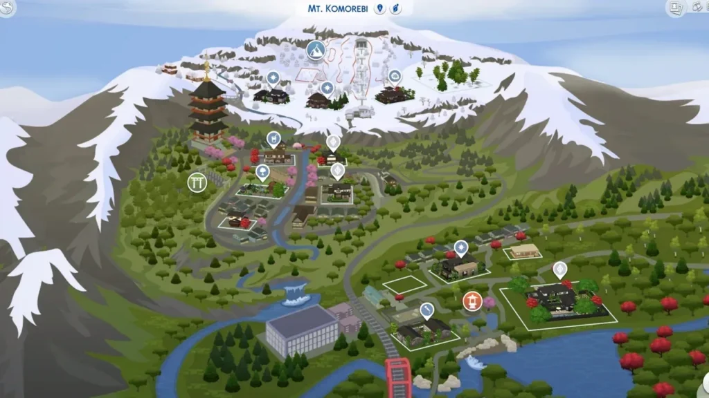 The Sims 4 Snowy Escape